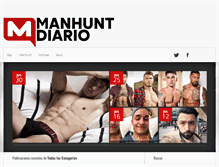 Tablet Screenshot of manhuntdiario.com